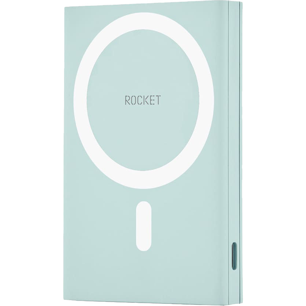 Беспроводная аккумуляторная батарея 5000mAh Rocket Hold, PD20W, цвет:светло-зеленый